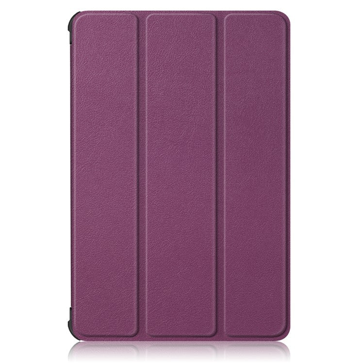 Leather Tri-fold Stylish Tablet Case for Huawei Matepad T10S /T10 / Honor Pad 6 - Purple