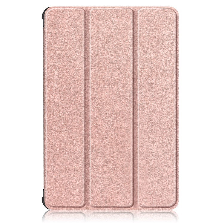 Leather Tri-fold Stylish Tablet Case for Huawei Matepad T10S /T10 / Honor Pad 6 - Rose Gold