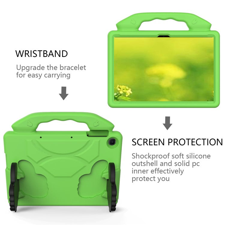 Thumb Kickstand EVA Case for Huawei Enjoy Tablet 2 10.1/Honor Pad T6 10.1-inch/Honor Pad X6/MatePad T10/T10s - Green