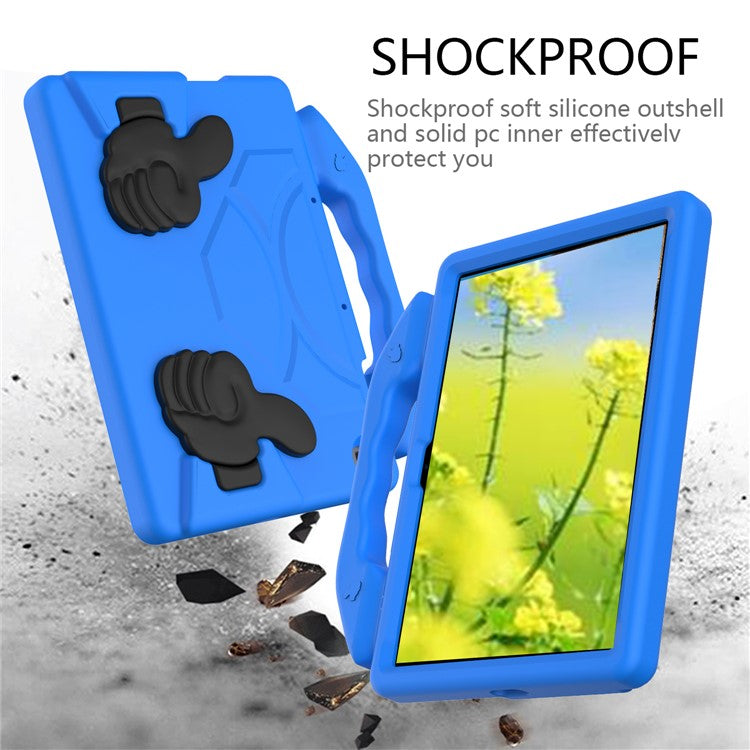 Thumb Kickstand EVA Case for Huawei Enjoy Tablet 2 10.1/Honor Pad T6 10.1-inch/Honor Pad X6/MatePad T10/T10s - Blue