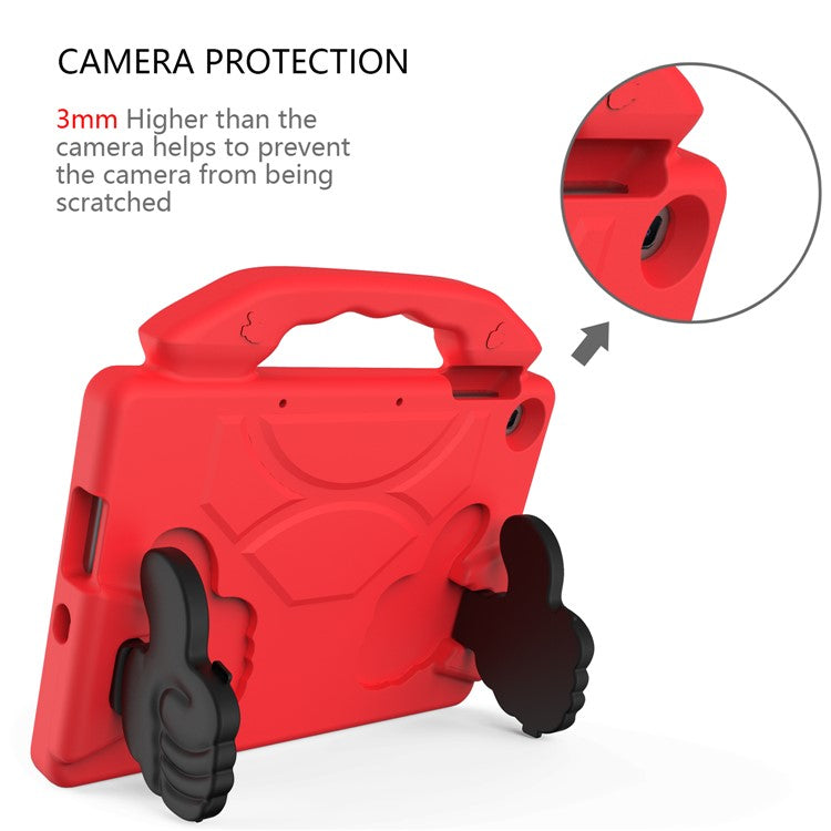 Thumb Kickstand EVA Case for Huawei Enjoy Tablet 2 10.1/Honor Pad T6 10.1-inch/Honor Pad X6/MatePad T10/T10s - Red