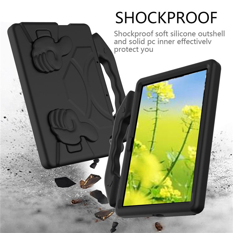 Thumb Kickstand EVA Case for Huawei Enjoy Tablet 2 10.1/Honor Pad T6 10.1-inch/Honor Pad X6/MatePad T10/T10s - Black