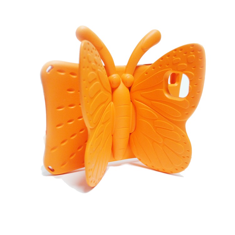 Butterfly Style EVA Kickstand Tablet Case Shell for Huawei Enjoy Tablet 2 10.1/MatePad T 10S 10.1 inch/MatePad T 10 9.7 inch/Honor Pad 6 10.1-inch/Pad X6 9.7 inch - Orange