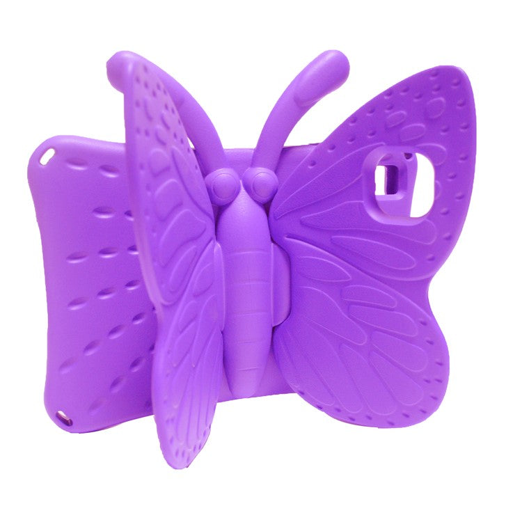 Butterfly Style EVA Kickstand Tablet Case Shell for Huawei Enjoy Tablet 2 10.1/MatePad T 10S 10.1 inch/MatePad T 10 9.7 inch/Honor Pad 6 10.1-inch/Pad X6 9.7 inch - Purple