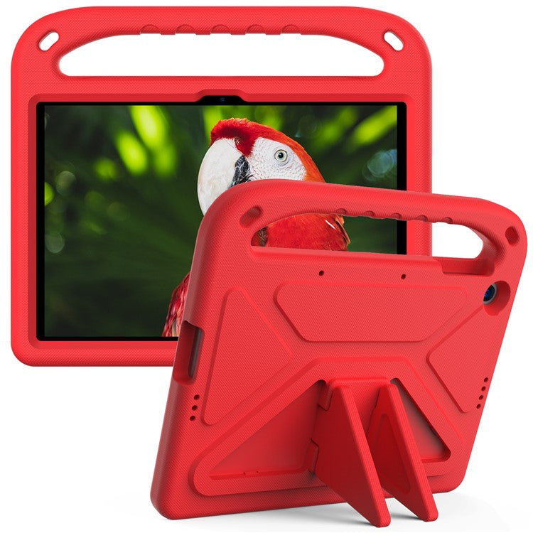 Shock-Absorbed Hand-Hold Grip EVA Tablet Case with Kickstand for Huawei Enjoy Tablet 2 10.1/MatePad T 10S 10.1 inch/MatePad T 10 9.7 inch/Honor Pad 6 10.1-inch/Pad X6 9.7 inch - Red