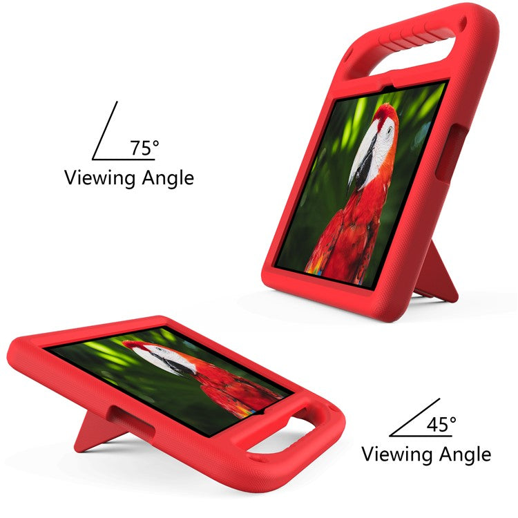 Shock-Absorbed Hand-Hold Grip EVA Tablet Case with Kickstand for Huawei Enjoy Tablet 2 10.1/MatePad T 10S 10.1 inch/MatePad T 10 9.7 inch/Honor Pad 6 10.1-inch/Pad X6 9.7 inch - Red