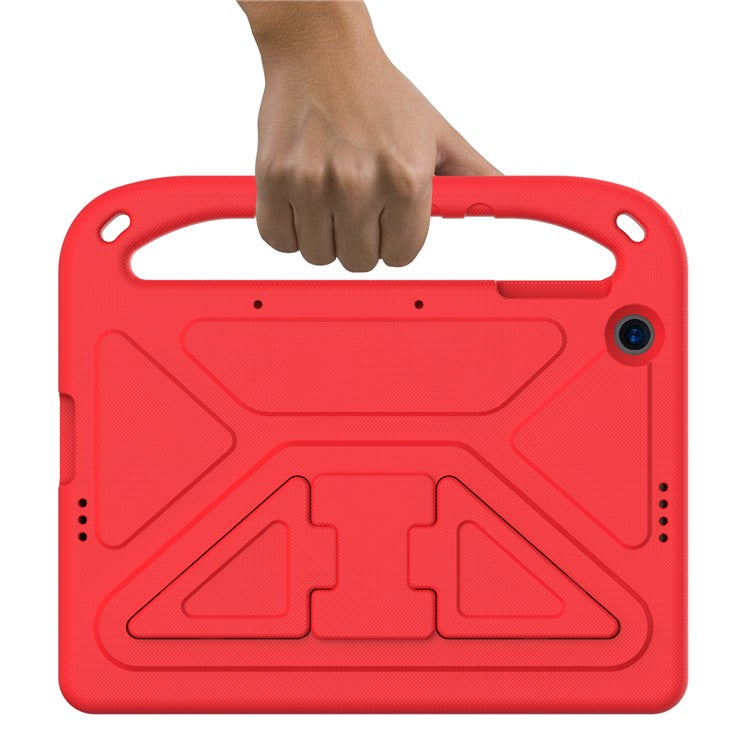 Shock-Absorbed Hand-Hold Grip EVA Tablet Case with Kickstand for Huawei Enjoy Tablet 2 10.1/MatePad T 10S 10.1 inch/MatePad T 10 9.7 inch/Honor Pad 6 10.1-inch/Pad X6 9.7 inch - Red