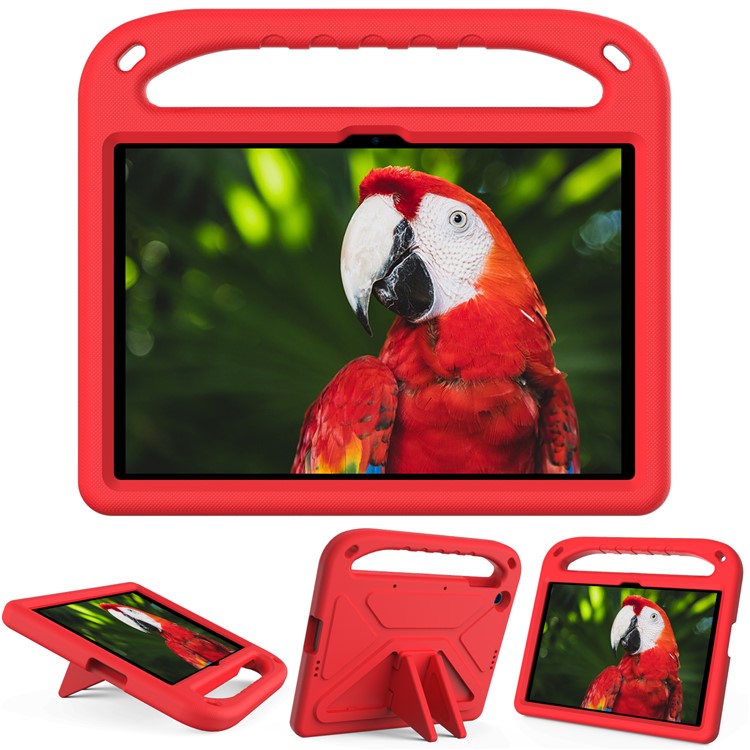 Shock-Absorbed Hand-Hold Grip EVA Tablet Case with Kickstand for Huawei Enjoy Tablet 2 10.1/MatePad T 10S 10.1 inch/MatePad T 10 9.7 inch/Honor Pad 6 10.1-inch/Pad X6 9.7 inch - Red