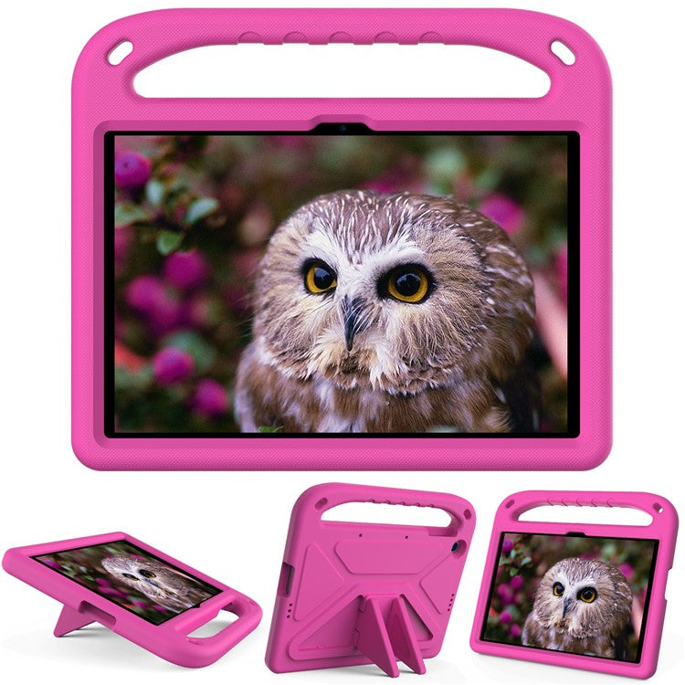 Shock-Absorbed Hand-Hold Grip EVA Tablet Case with Kickstand for Huawei Enjoy Tablet 2 10.1/MatePad T 10S 10.1 inch/MatePad T 10 9.7 inch/Honor Pad 6 10.1-inch/Pad X6 9.7 inch - Rose