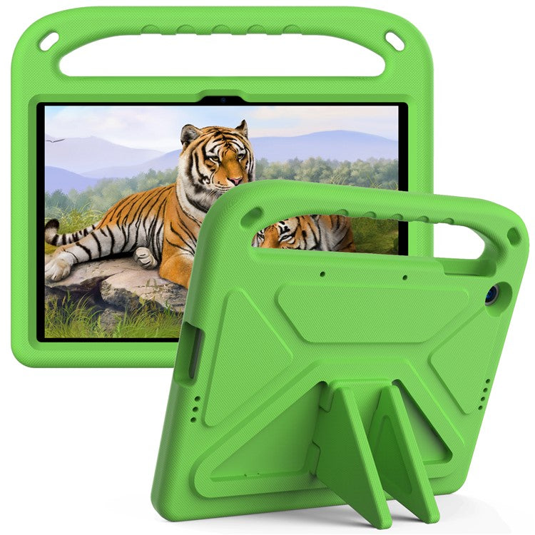 Shock-Absorbed Hand-Hold Grip EVA Tablet Case with Kickstand for Huawei Enjoy Tablet 2 10.1/MatePad T 10S 10.1 inch/MatePad T 10 9.7 inch/Honor Pad 6 10.1-inch/Pad X6 9.7 inch - Green