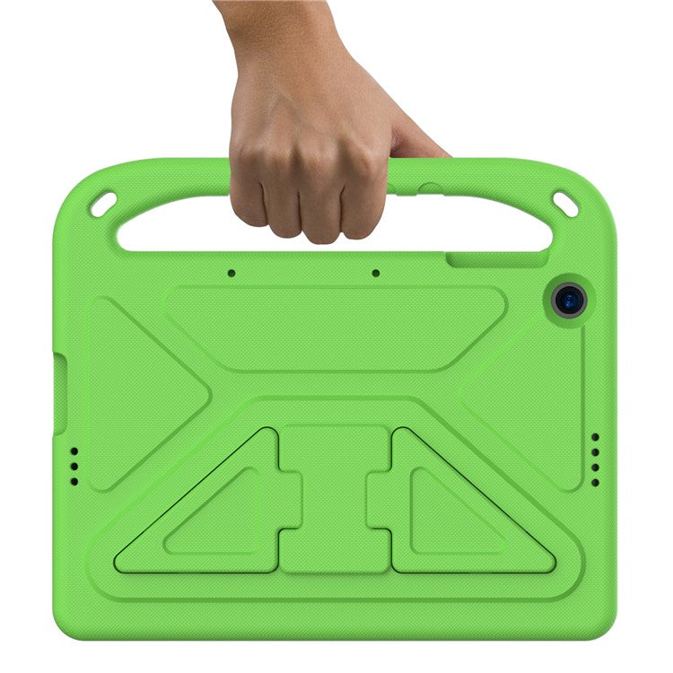 Shock-Absorbed Hand-Hold Grip EVA Tablet Case with Kickstand for Huawei Enjoy Tablet 2 10.1/MatePad T 10S 10.1 inch/MatePad T 10 9.7 inch/Honor Pad 6 10.1-inch/Pad X6 9.7 inch - Green