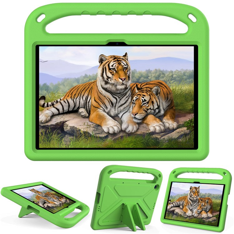 Shock-Absorbed Hand-Hold Grip EVA Tablet Case with Kickstand for Huawei Enjoy Tablet 2 10.1/MatePad T 10S 10.1 inch/MatePad T 10 9.7 inch/Honor Pad 6 10.1-inch/Pad X6 9.7 inch - Green