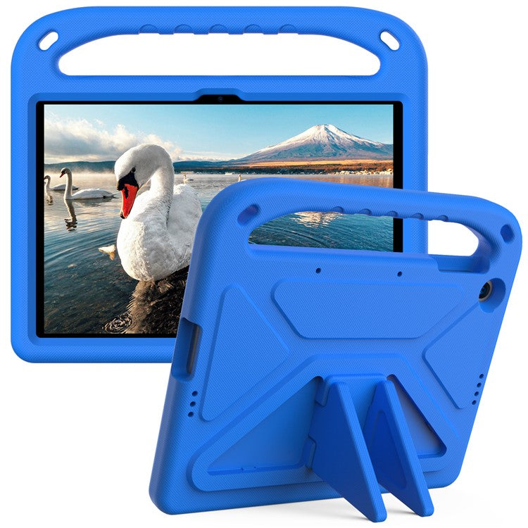 Shock-Absorbed Hand-Hold Grip EVA Tablet Case with Kickstand for Huawei Enjoy Tablet 2 10.1/MatePad T 10S 10.1 inch/MatePad T 10 9.7 inch/Honor Pad 6 10.1-inch/Pad X6 9.7 inch - Blue