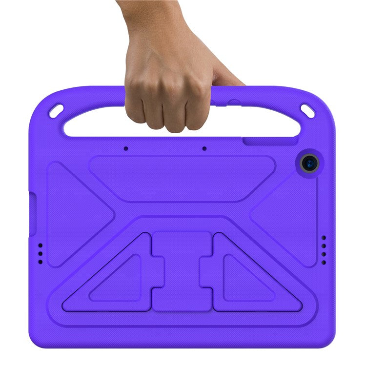 Shock-Absorbed Hand-Hold Grip EVA Tablet Case with Kickstand for Huawei Enjoy Tablet 2 10.1/MatePad T 10S 10.1 inch/MatePad T 10 9.7 inch/Honor Pad 6 10.1-inch/Pad X6 9.7 inch - Purple