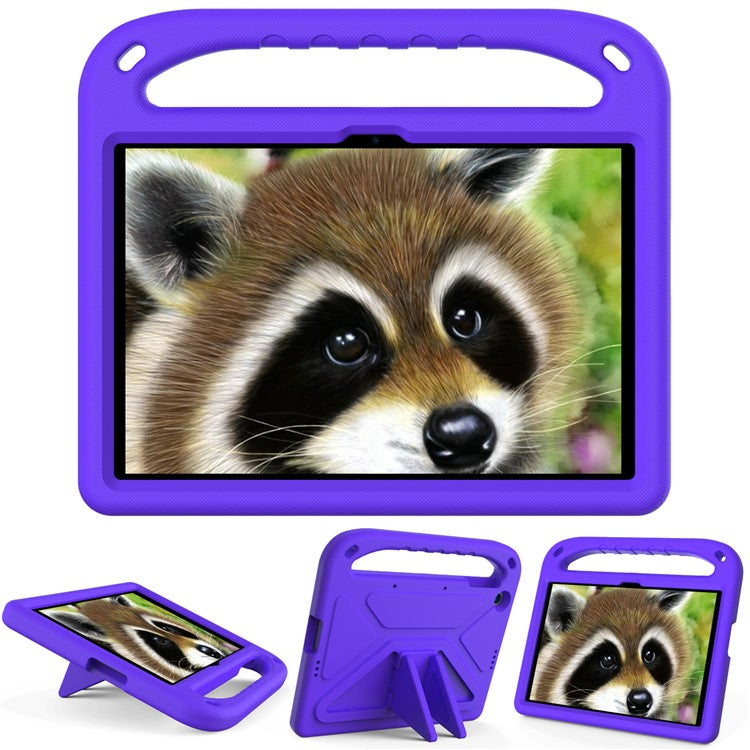 Shock-Absorbed Hand-Hold Grip EVA Tablet Case with Kickstand for Huawei Enjoy Tablet 2 10.1/MatePad T 10S 10.1 inch/MatePad T 10 9.7 inch/Honor Pad 6 10.1-inch/Pad X6 9.7 inch - Purple