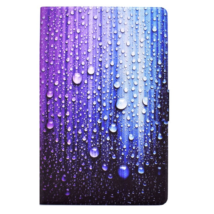 For Huawei MatePad T 10 9.7 inch/T 10S 10.1 inch/Enjoy Tablet 2 10.1 inch/Honor Pad X6 9.7 inch/6 10.1 inch Pattern Printing Leather Case Card Slots Tablet Shell - Water-drop