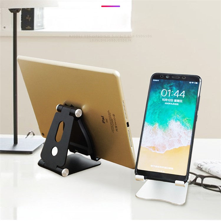 Adjustable 5W/7.5W/10W Wireless Fast Charger and Aluminum Alloy Stand 2-in-1 for iPhone Samsung etc. - White