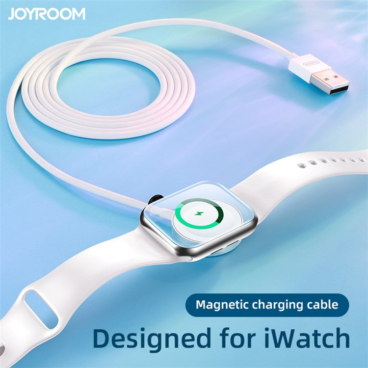 JOYROOM S-IW001 Ben Series Magnetic Charging Cable for iWatch Apple Watch Ultra 49mm / Series 8 / 7 / 6 / SE / 5 / 4 / 3 / 2 / 1 - White