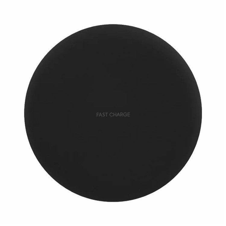 KC-N5 Qi Wireless Phone Charger Cradle Super Slim 10W Fast Charging Pad for Smartphone - Black