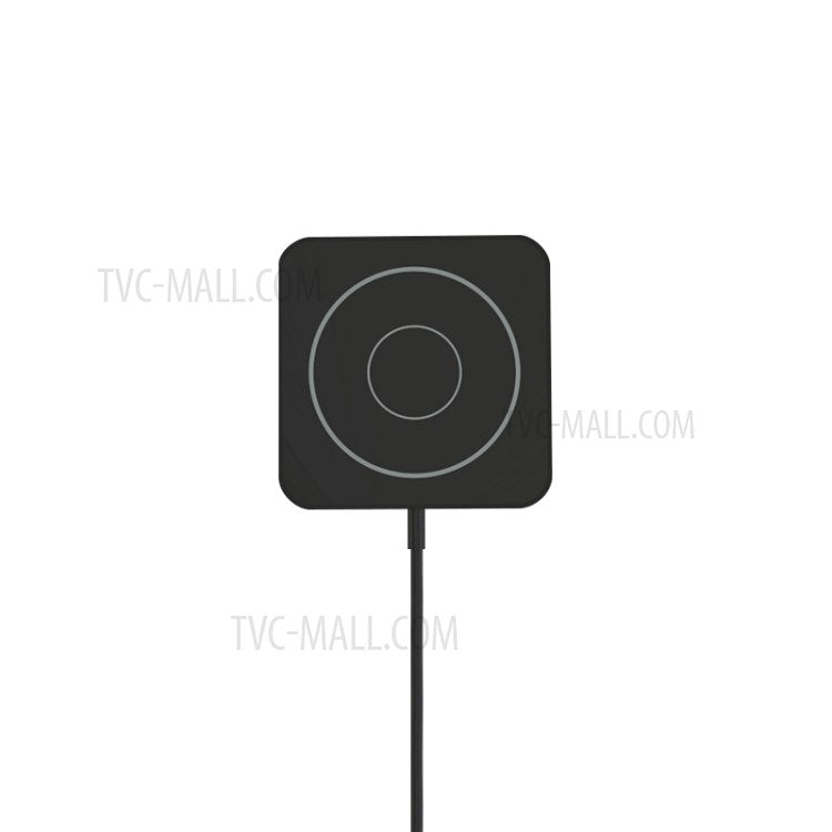 T14 Portable 15W Max Compatible with Magsafe Wireless Charger Magnetic Adsorption Charging Pad for iPhone 12 / 12 mini / 12 Pro / 12 Pro Max - Black