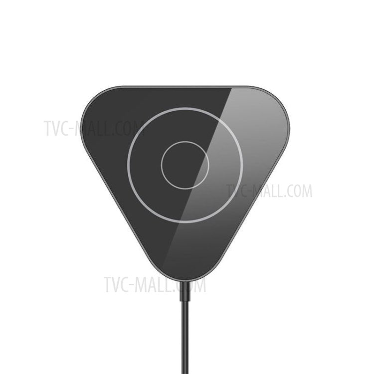 T13 15W Max Magsafe Wireless Charger Portable Magnetic Adsorption Charging Pad for iPhone 12/12 mini/12 Pro/12 Pro Max - Black