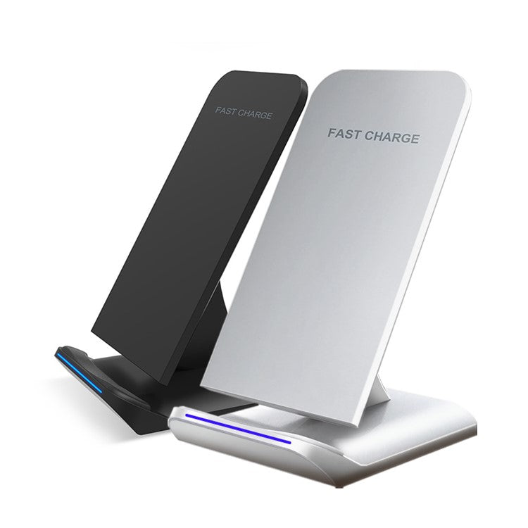 G100 Wireless Fast Charging Desk Stand Phone Charger - Black