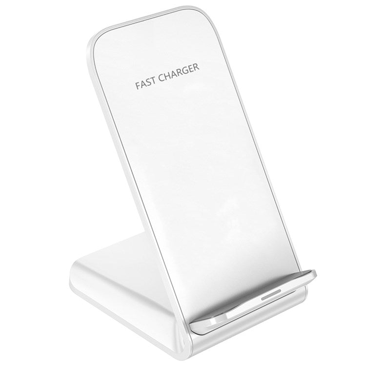 Z2 15W Wireless Charger Fast Charging Mobile Phone Cradle Stand for iPhone Samsung Huawei Xiaomi - White