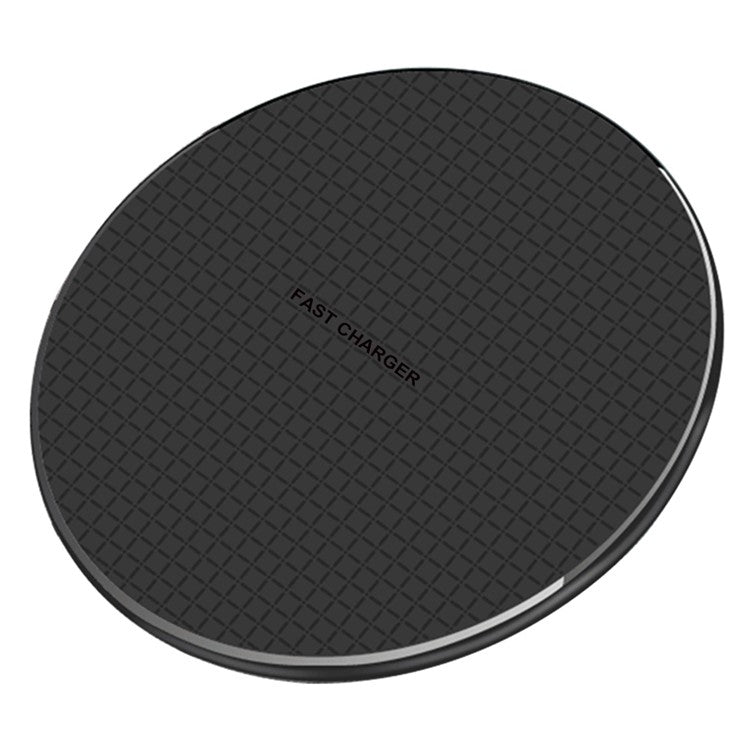 Q25 5W/7.5W/10W/15W Qi Wireless Charger Ultra-thin Fast Charging Pad Metal Phone Charger