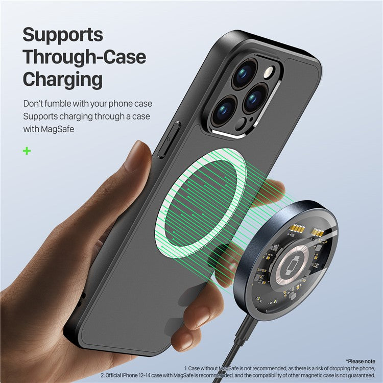 DUZZONA W13 Transparent 15W Max Fast Charging Magnetic Wireless Charger for iPhone 16 Series / Apple Watch 10 / AirPods 4