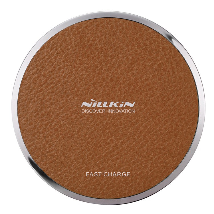 NILLKIN Magic Disk III Fast Charge Wireless Charger Pad (Not Support FOD Function) for Samsung S7/S7 Edge Etc - Brown