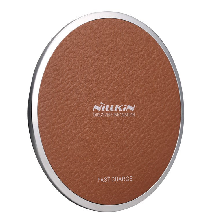 NILLKIN Magic Disk III Fast Charge Wireless Charger Pad (Not Support FOD Function) for Samsung S7/S7 Edge Etc - Brown