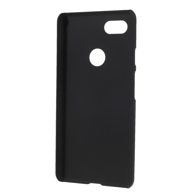 Rubberized Hard Plastic Back Cover for Google Pixel 3 XL / XL3 - Black