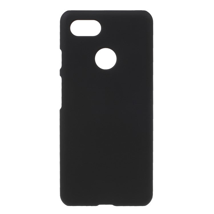 Rubberized Hard Plastic Phone Cover for Google Pixel 3 - Black