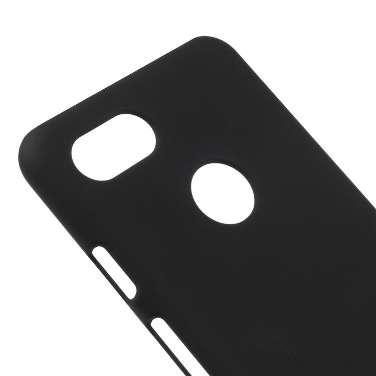 Rubberized Hard Plastic Phone Cover for Google Pixel 3 - Black