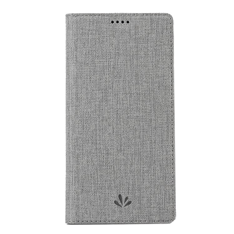 VILI DMX Cross Texture Leather Stand Case with Card Slot for Google Pixel 3a XL - Grey