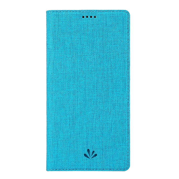 VILI DMX Cross Texture Leather Stand Case with Card Slot for Google Pixel 3a - Blue