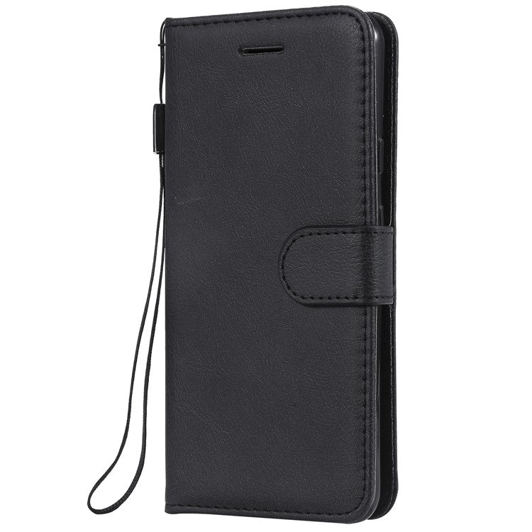 KT Leather Series-2 Wallet Leather Cell Phone Case for Google Pixel 3a - Black