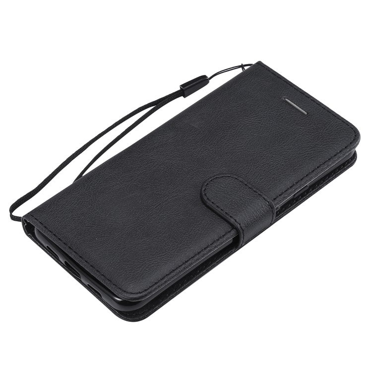 KT Leather Series-2 Wallet Leather Cell Phone Case for Google Pixel 3a - Black