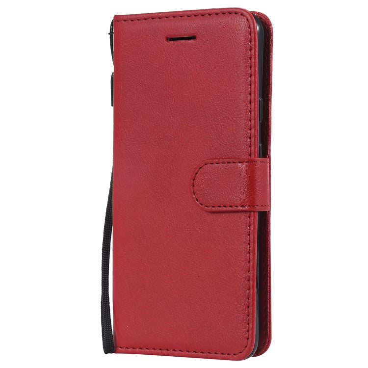 KT Leather Series-2 Wallet Leather Cell Phone Case for Google Pixel 3a - Red