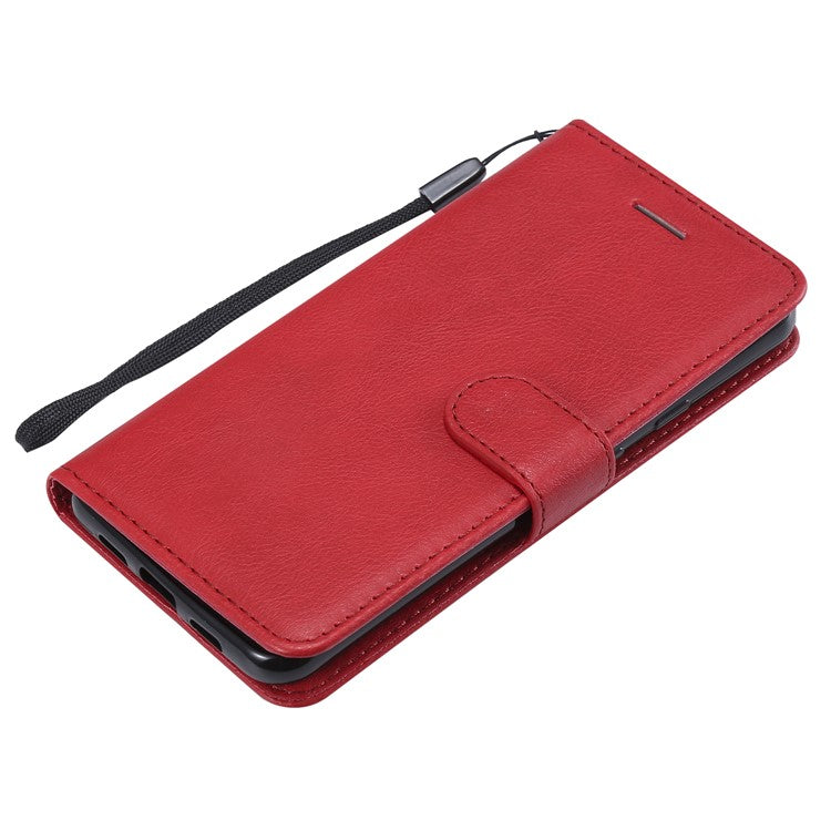 KT Leather Series-2 Wallet Leather Cell Phone Case for Google Pixel 3a - Red