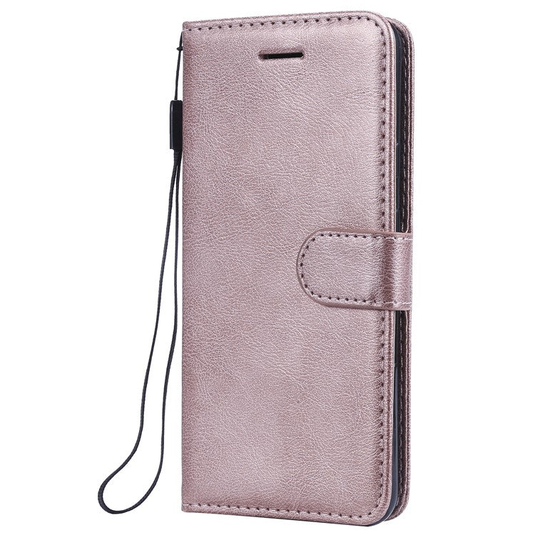 KT Leather Series-2 Wallet Leather Cell Phone Case for Google Pixel 3a - Rose Gold