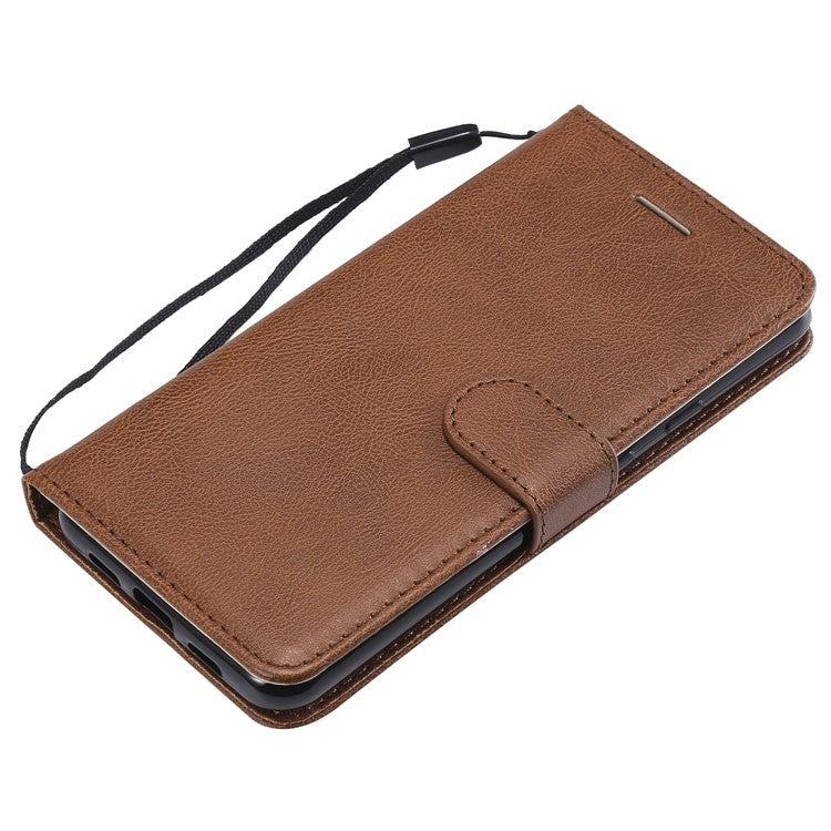 KT Leather Series-2 Wallet Leather Cell Phone Case for Google Pixel 3a - Brown