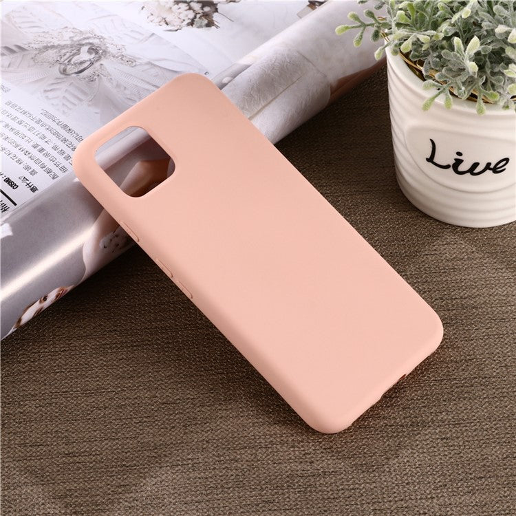 Soft Liquid Silicone Phone Back Cover for Google Pixel 4 XL - Pink