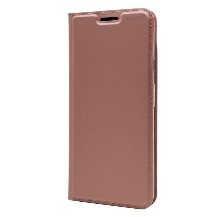 Magnetic Closure Leather Card Holder Phone Case for Google Pixel 4 XL - Rose Gold