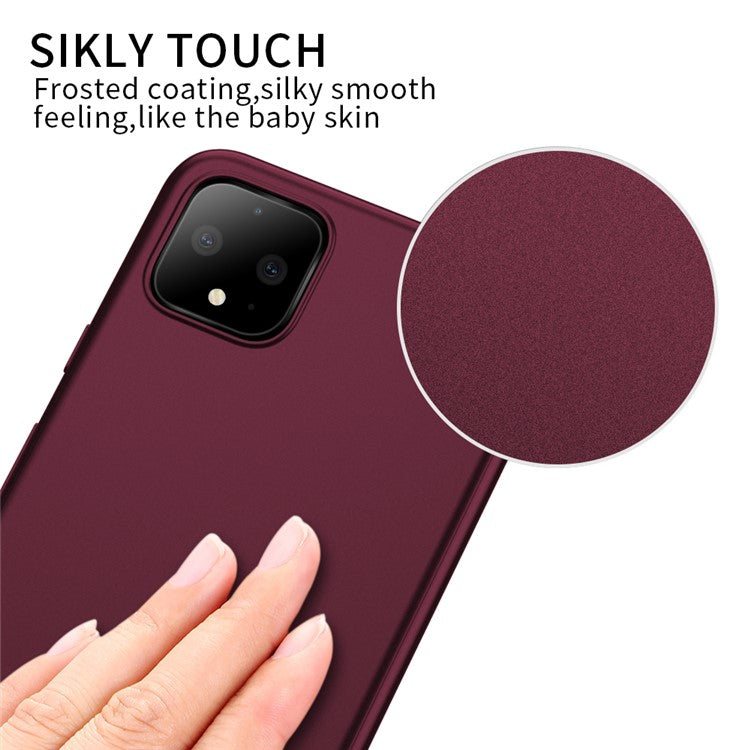 X-LEVEL Guardian Series Ultra Slim TPU Phone Case Shell for Google Pixel 4 - Wine Red