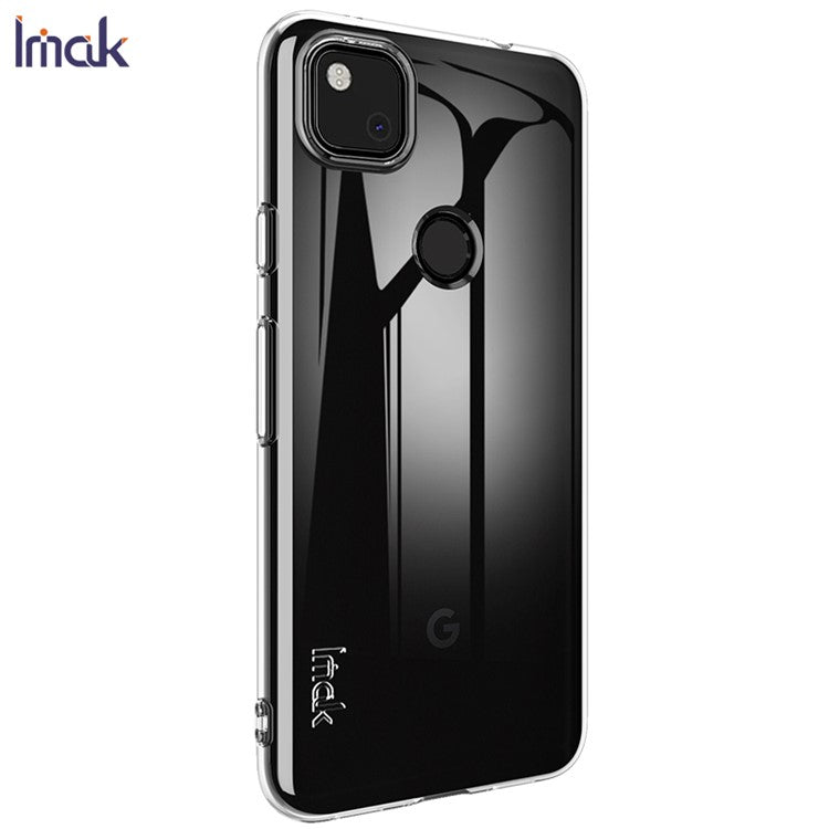 IMAK UX-5 Series Soft Case Transparent TPU Super Slim Thin Back Phone Cover for Google Pixel 4a