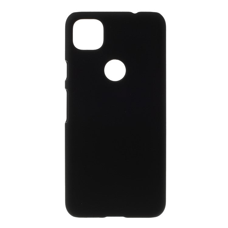 Rubberized Hard PC Case for Google Pixel 4a - Black