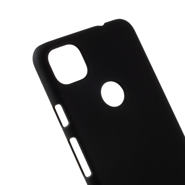 Rubberized Hard PC Case for Google Pixel 4a - Black