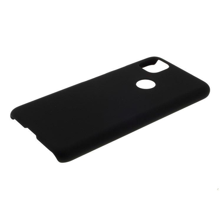 Rubberized Hard PC Case for Google Pixel 4a - Black