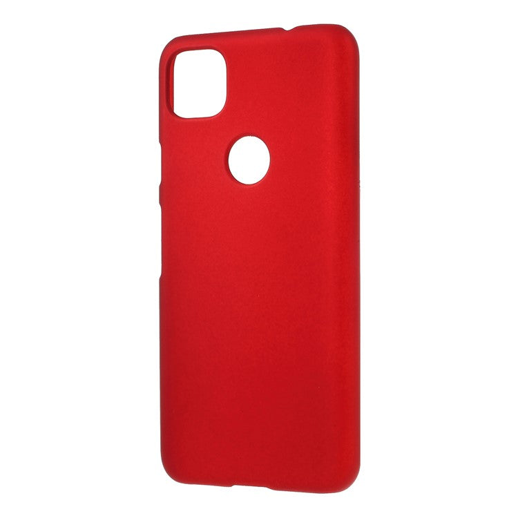 Rubberized Hard PC Case for Google Pixel 4a - Red